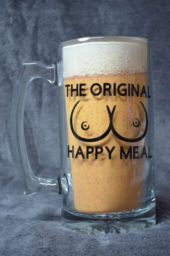 The original happy meal novelty beer mug